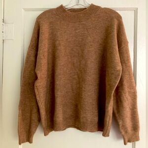 Unbranded Cozy Camel Knit Sweater XL